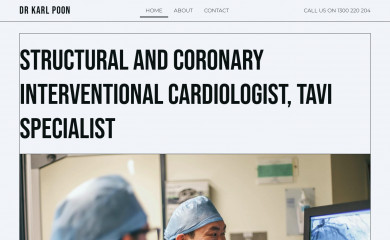 drkarlpoon.com.au screenshot