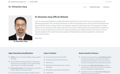 drhimanshugarg.com screenshot