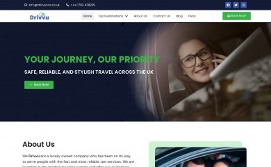 drivvutaxi.co.uk screenshot