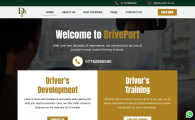 driveport.co.uk screenshot