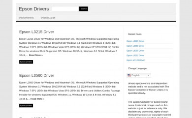 http://drivers-epson.com screenshot