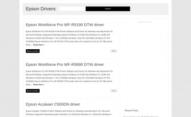 drivers-epson.com screenshot