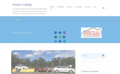 driverscollege.org.au screenshot