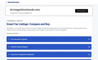 drivingwithnohands.com screenshot