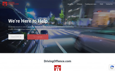 drivingoffence.com screenshot