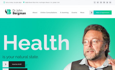 drjohnbergman.com screenshot