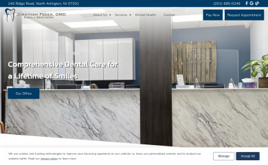 drjonathanfeder.com screenshot