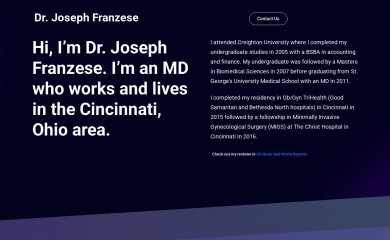 drjosephfranzese.com screenshot