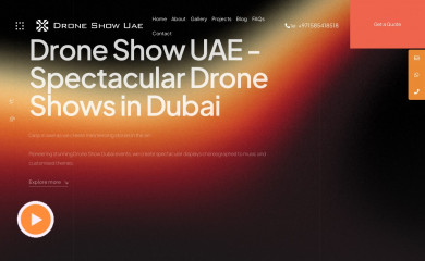 droneshowuae.com screenshot
