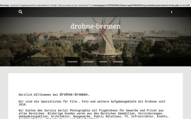 drohne-bremen.de screenshot