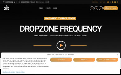 dropzone-frequency.com screenshot