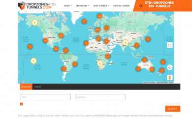 dropzonesandtunnels.com screenshot