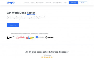 droplr.com screenshot