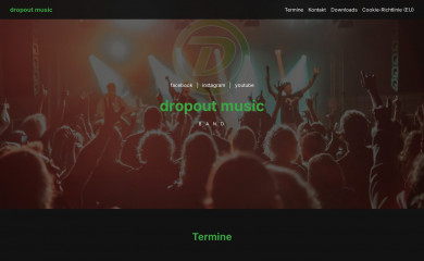 dropout-music.de screenshot