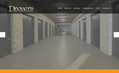 droversselfstorage.com.au screenshot