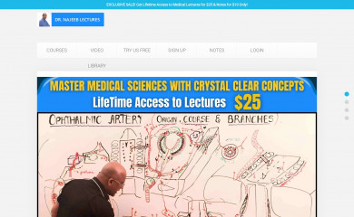 drnajeeblectures.com screenshot