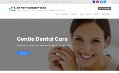 drnellyfamilydentist.com screenshot