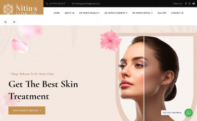 drnitinsclinic.com screenshot