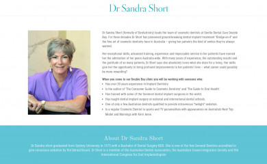 drsandrashort.com.au screenshot