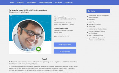 drshaktigoel.com screenshot