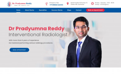 drpradyumnareddy.com screenshot