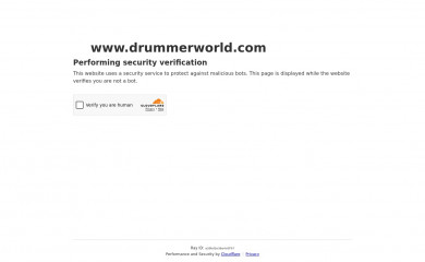 drummerworld.com screenshot