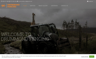 drummondfencing.com screenshot