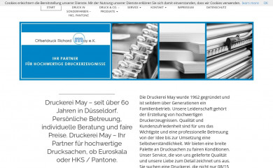 druckerei-may.de screenshot