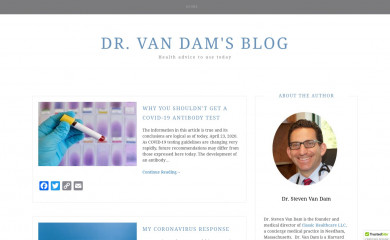 drvandamsblog.com screenshot