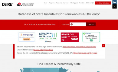 dsireusa.org screenshot