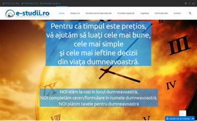 http://e-studii.ro screenshot