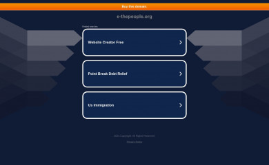 e-thepeople.org screenshot