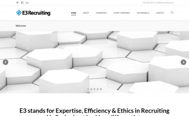 e3recruiting.com screenshot