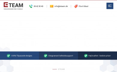 https://www.eteam.dk/ screenshot