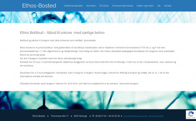 ethos-social.dk screenshot