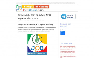 ethiopianjob.com screenshot