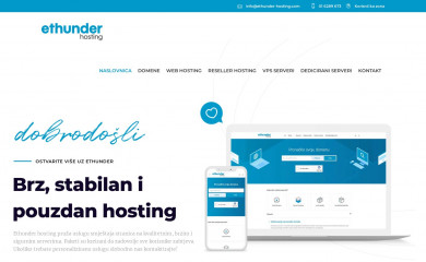 ethunder-hosting.com screenshot