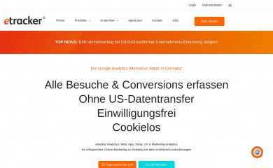 etracker.com screenshot