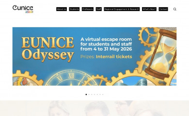 eunice-university.eu screenshot