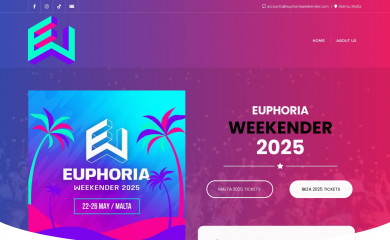 euphoriaweekender.com screenshot
