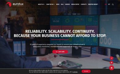 eurotux.com screenshot
