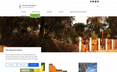 euroaarboretum.com.au screenshot