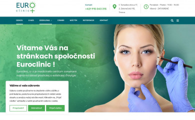 euroclinic.sk screenshot