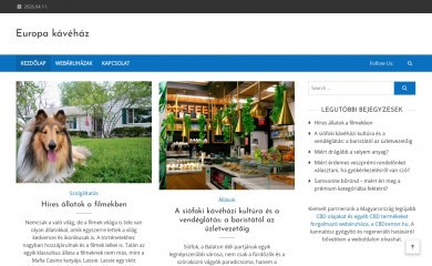 europakavehaz.hu screenshot