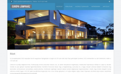 europalampahaz.hu screenshot