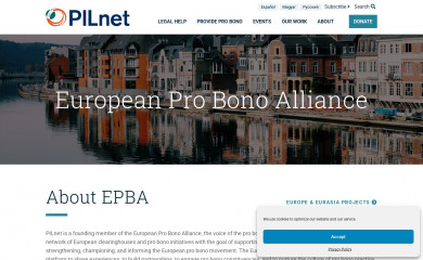 europeanprobonoalliance.eu screenshot