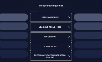 europeantooling.co.nz screenshot