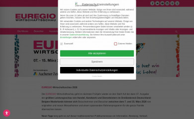euregio-wirtschaftsschau.de screenshot