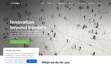 eurekanetwork.org screenshot