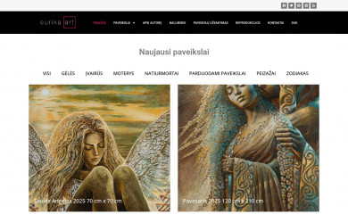 eurikapaintings.lt screenshot